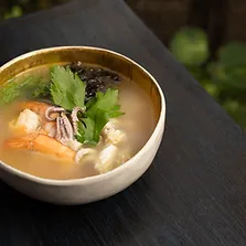 Seafood Black Seaweed Soup